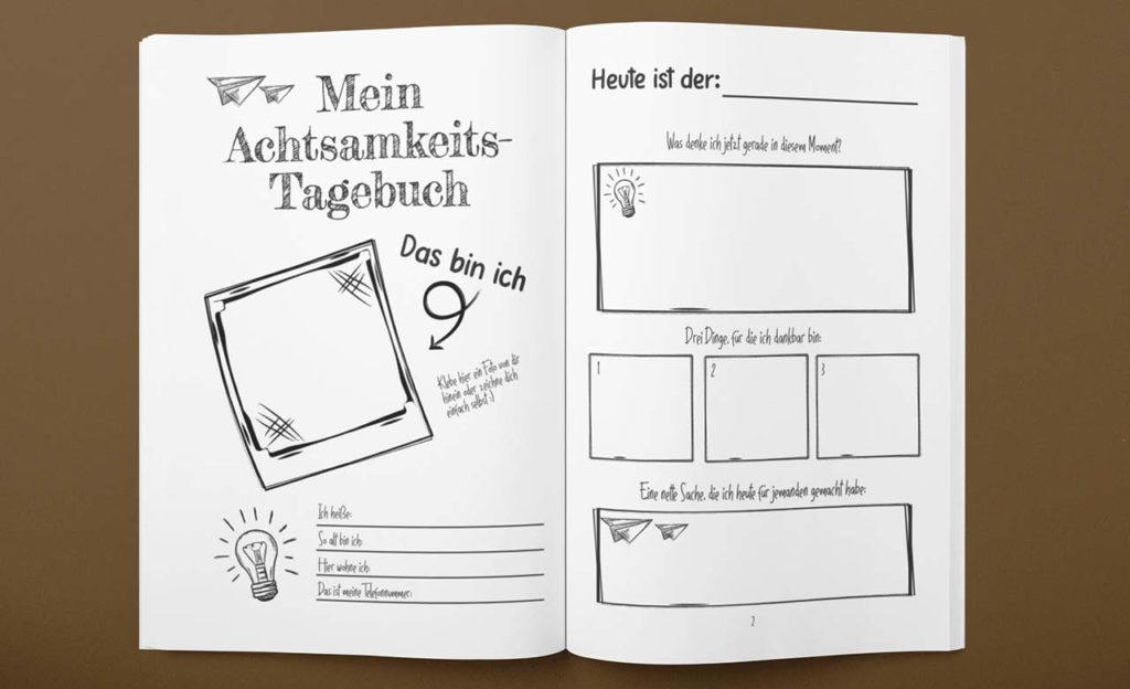 Achtsamkeitstagebuch für Kinder Inhalt