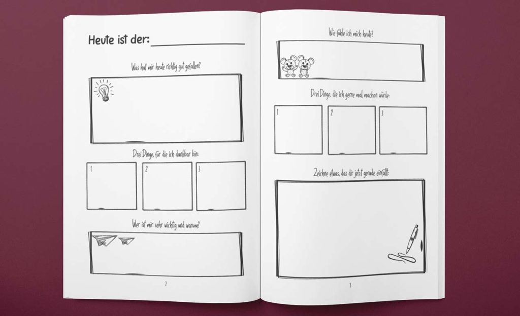 Dankbarkeitstagebuch für Kinder Inhalt