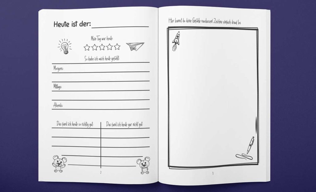 Gefühlstagebuch für Kinder Inhalt