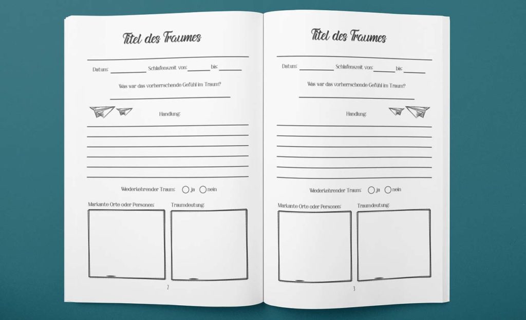 Traumtagebuch Inhalt